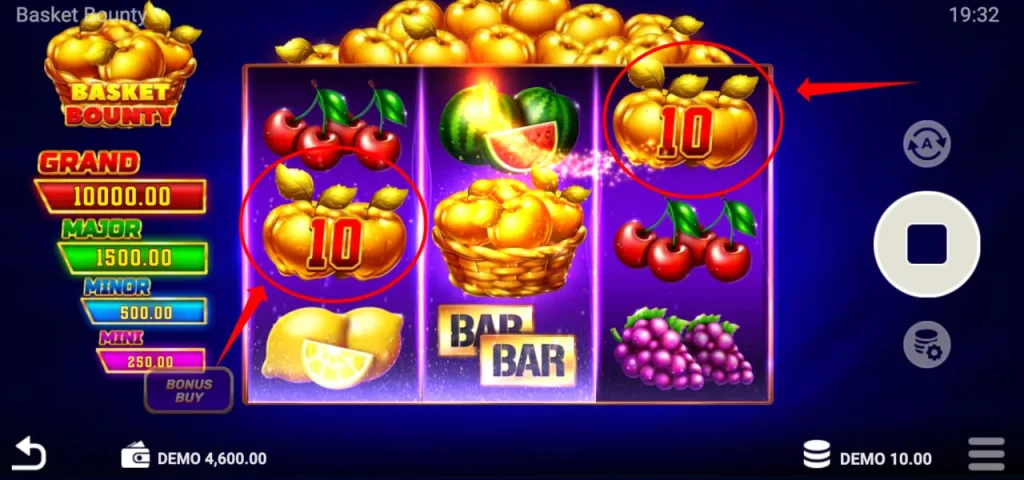 Bonussymbole mit Festen Werten und Jackpots