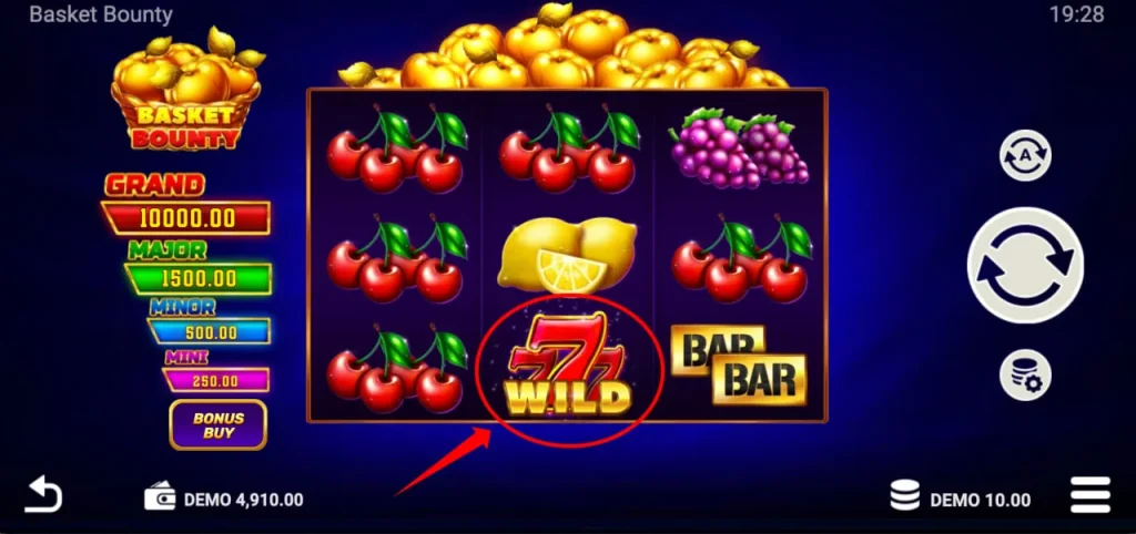 Wild als Ersatzsymbol